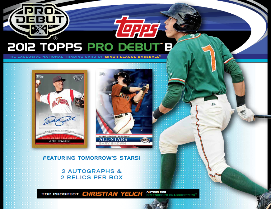 South Bay Baseball Cards 2012 Topps Pro Debut Baseball Hobby Box