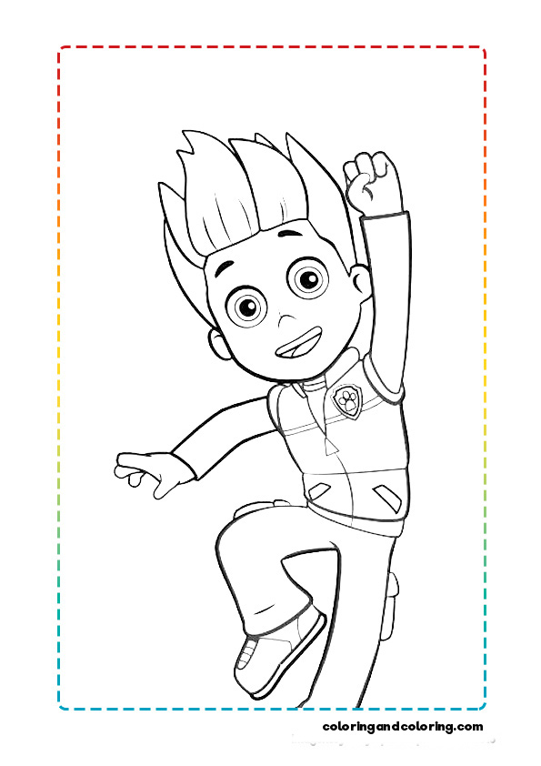 Download 134+ Paw Patrol Ryder S Coloring Pages PNG PDF File - PSD