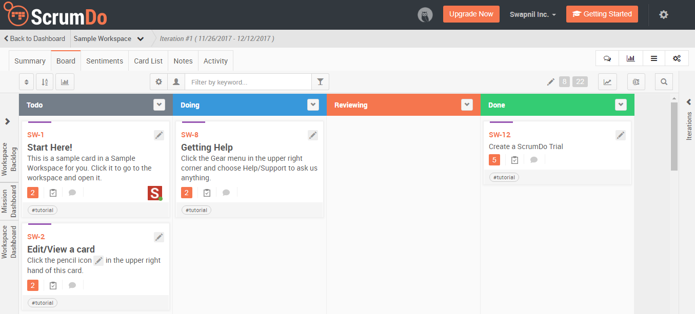 Scrum Board 4 Templates and Examples Free Project Management Templates
