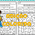 Atividades com cálculos matemáticos para colorir