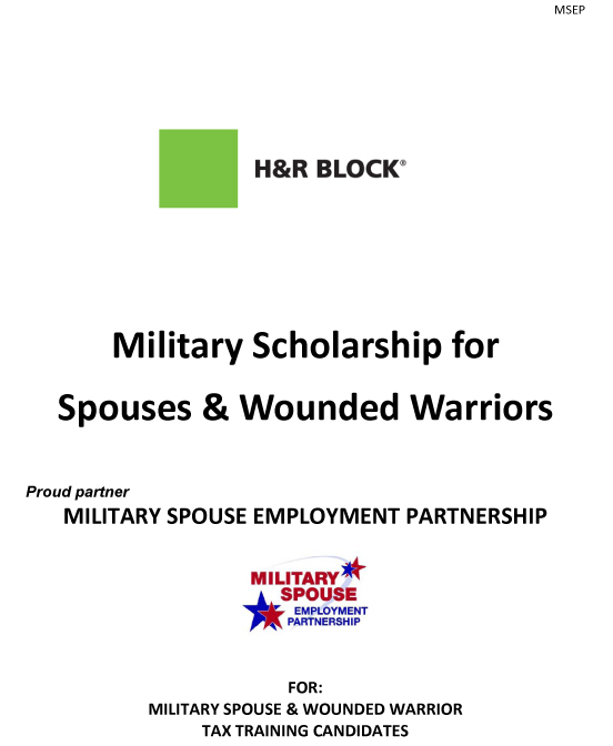 H&R BLOCK FREE MILITARY PROGRAM