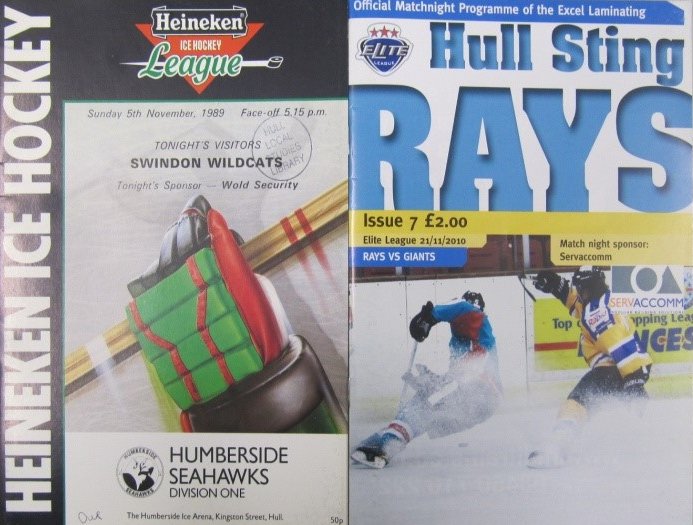 Hull History Centre Sporting programmes Part 3 Ice Hockey, Speedway