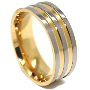 mens white gold ring