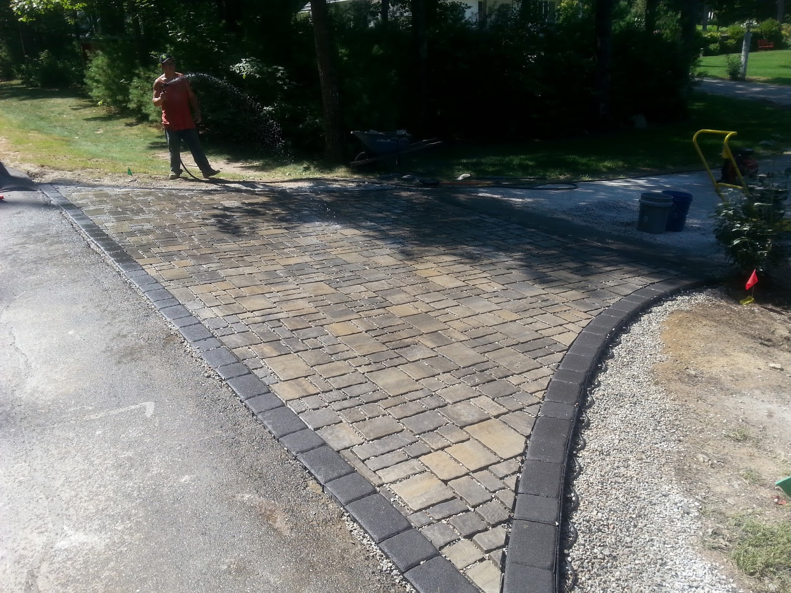 Natures Elite Landscaping Permeable Paver Driveway Aprons