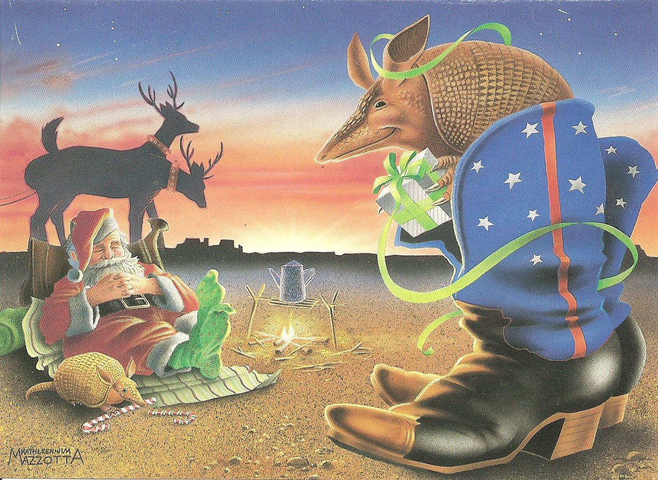 Texas Christmas Cards 
