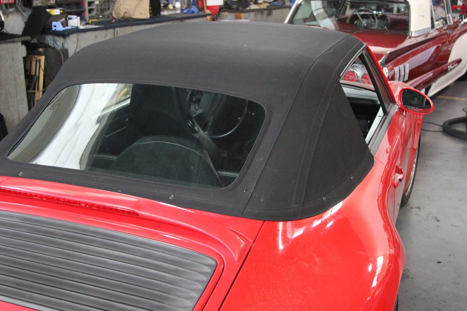 Cooks Upholstery and Classic Restoration Porsche 993 Convertible Top