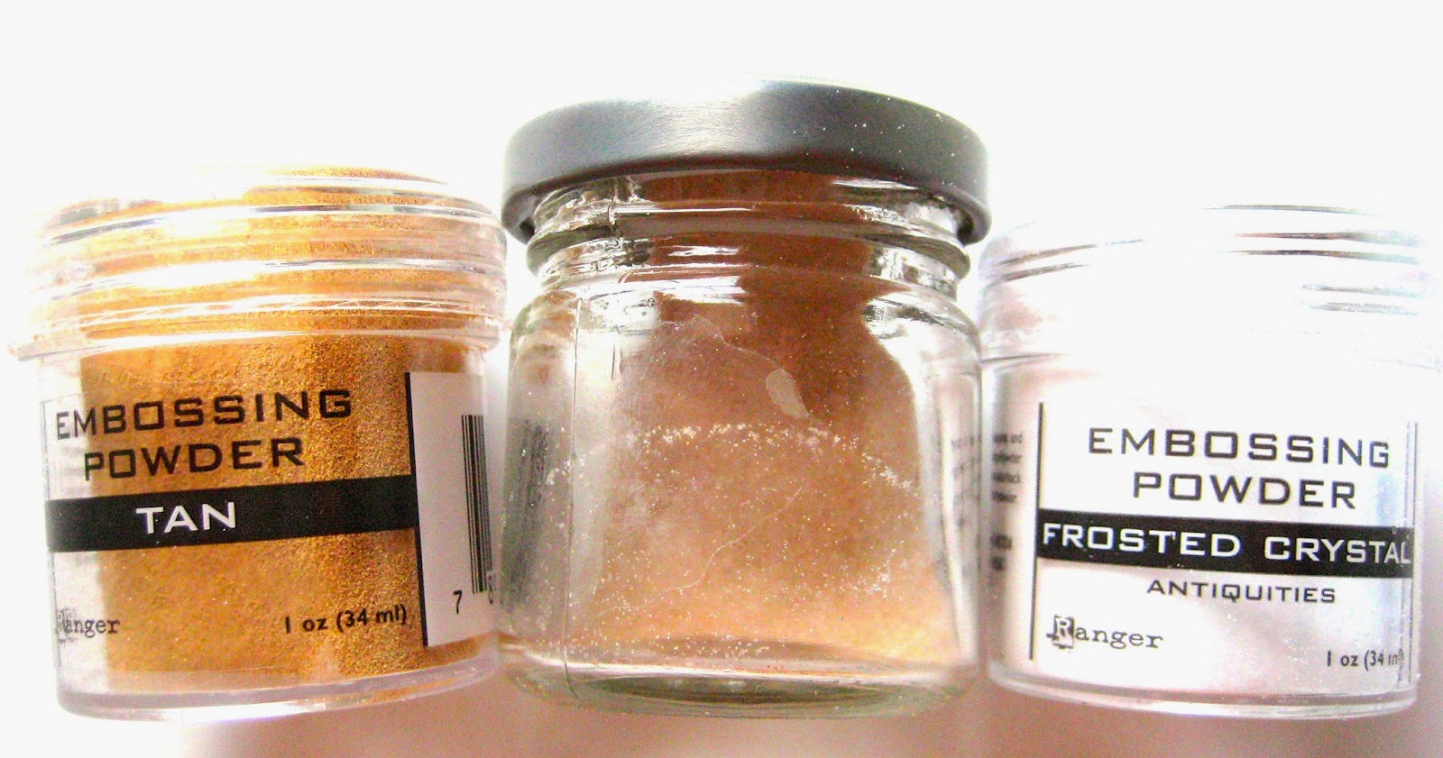 Studio 490 creating custom embossing powders...