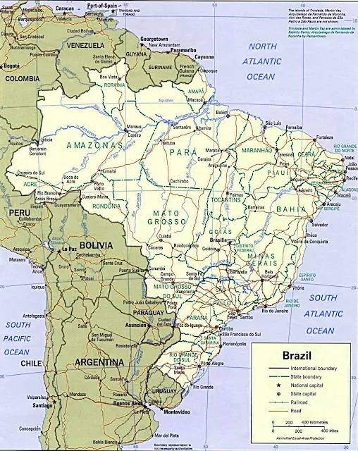 image: Brazil Political Map