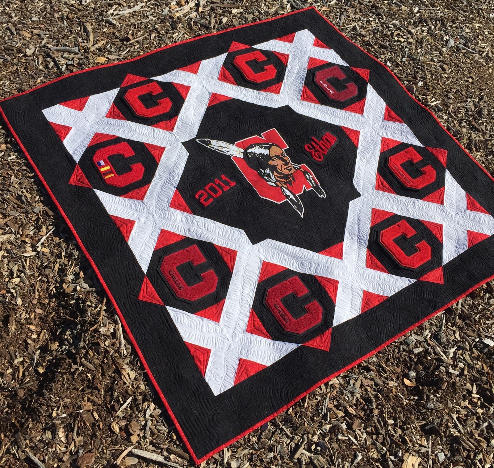 Quilting Mod Ethan's Graduation Quilt
