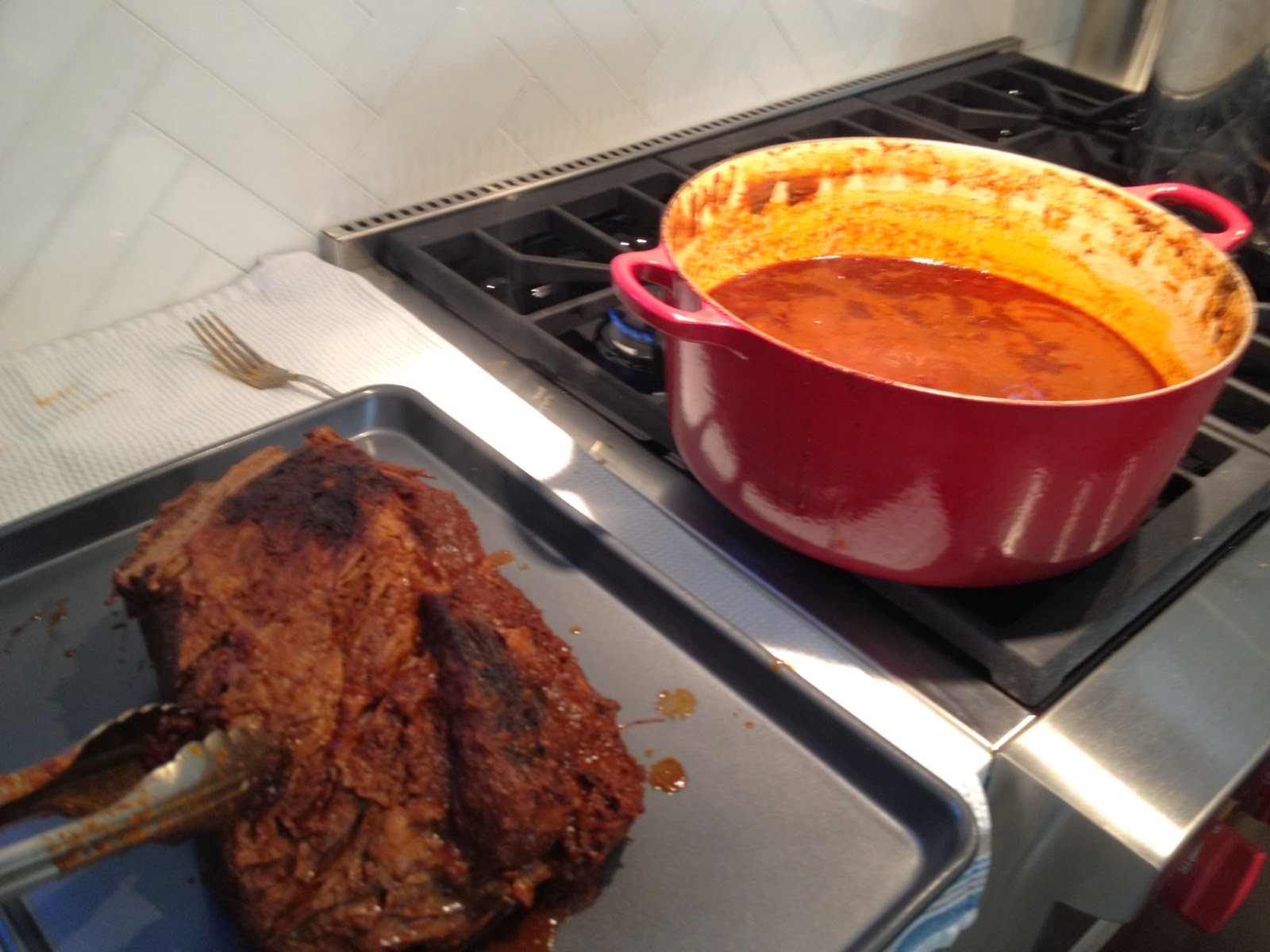 The Full Plate Blog SlowCooked Beef Barbacoa {Dutch / French Oven method}