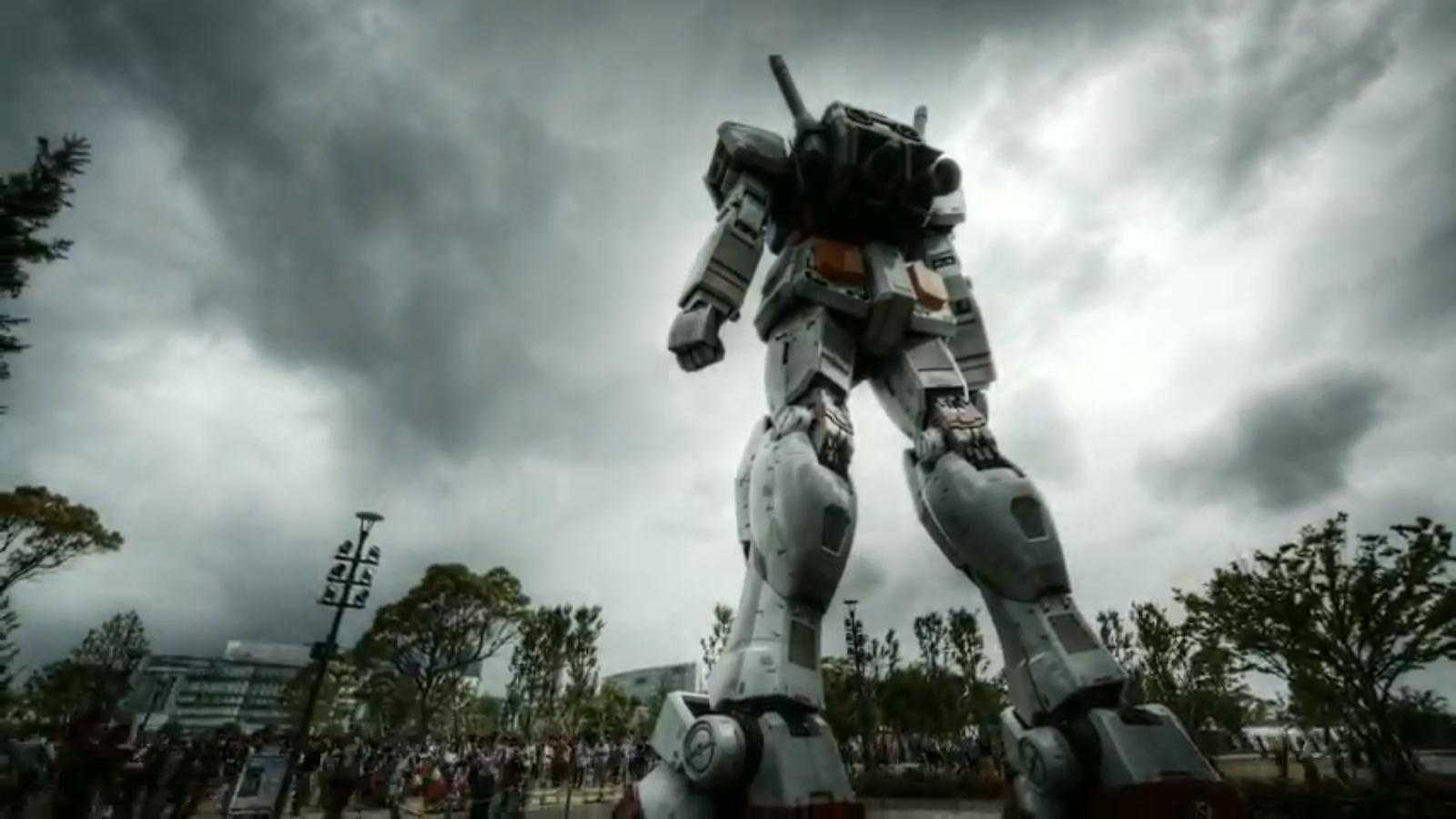 HDR Timelapse video of 11 Scale Gundam in Odaiba Japan
