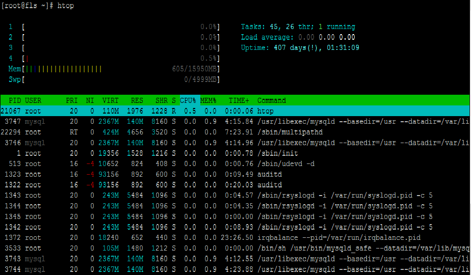 Cara Install HTOP di linux Mahasiswabermasalah