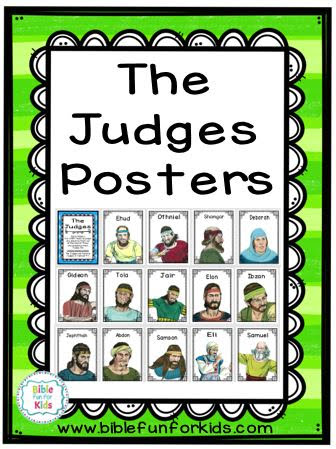 Judges Trading Cards | Bible Fun For Kids