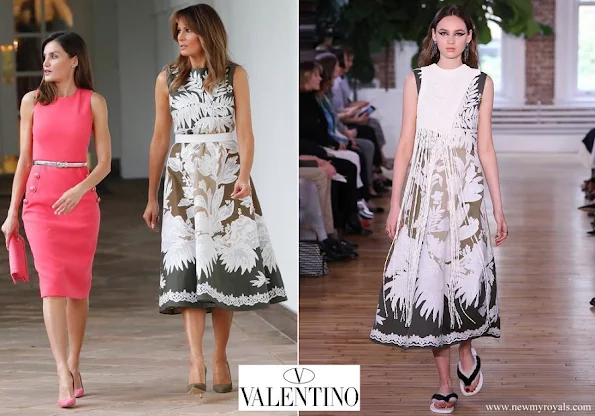 Melania Trump wore Valentino Dress from Resort 2018 Collection