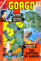Gorgo v1 #13 charlton monster comic book cover art by Steve Ditko
