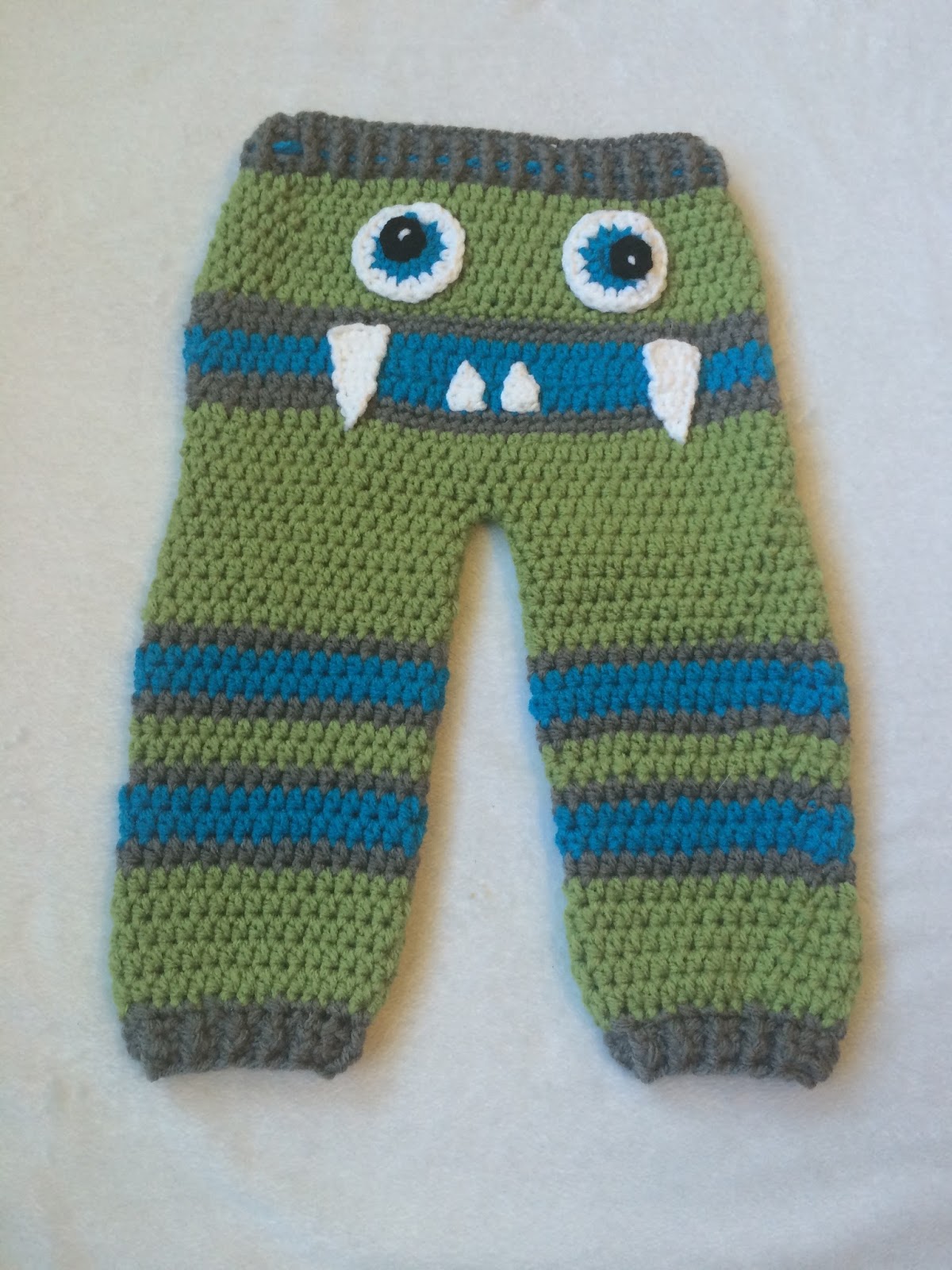 Crocheted Monster Pants!!!
