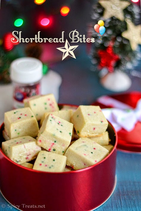 Leprechaun cookie bites Spicy Treats: Shortbread Bites | Eggless Christmas Cookies | Easy