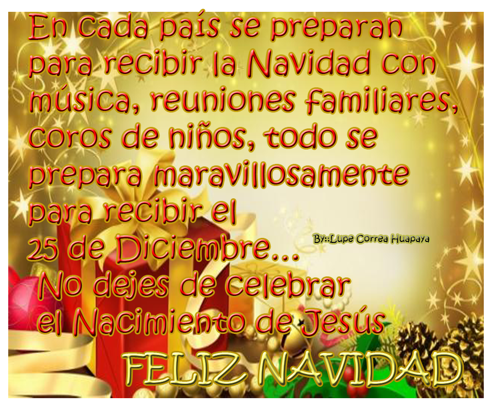 FELIZ NAVIDAD (Mensaje)