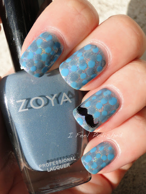 Moustache Nails