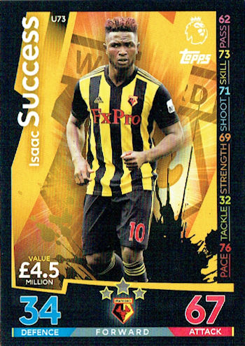Match Attax EXTRA 2018/19 Luciano VIETTO Man of the match MA17 Comme neuf 