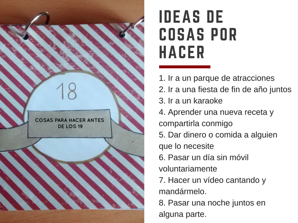 Idea de regalo DIY: 18 cosas por hacer antes de los 19 ~ The Optimistic