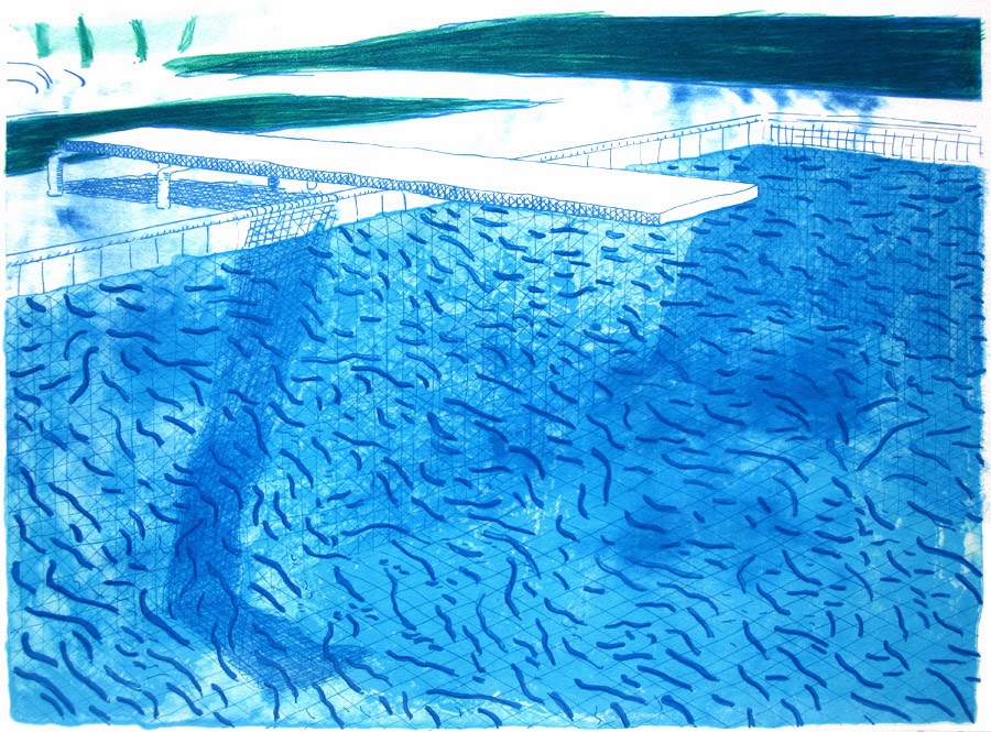 Jane & Jeremy Los Angeles Hockney's swimming pools
