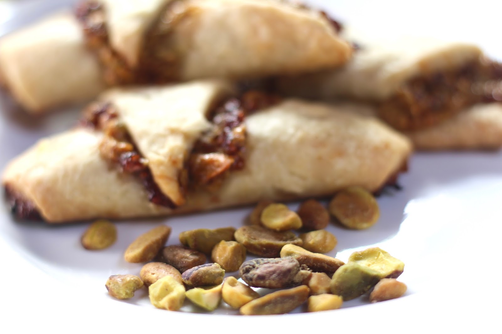 Pistachio Raspberry Horns Diary of a Mad Hausfrau