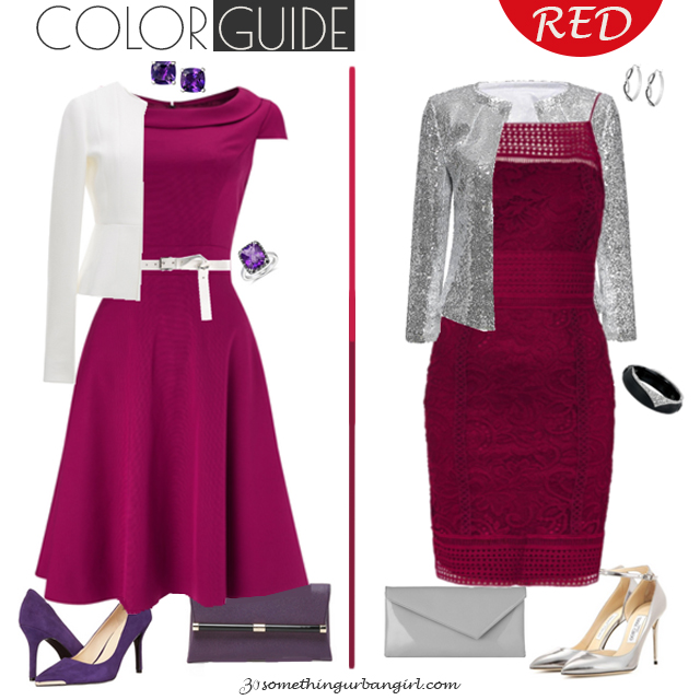 Pretty red dresses for Cool Summer seasonal color women by 30somethingurbangirl.com
