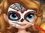 Sofia Halloween Face Art
