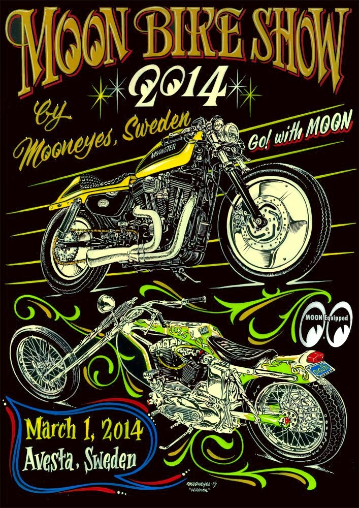 kustomizerkurt In March Moon Bike Show , sweden