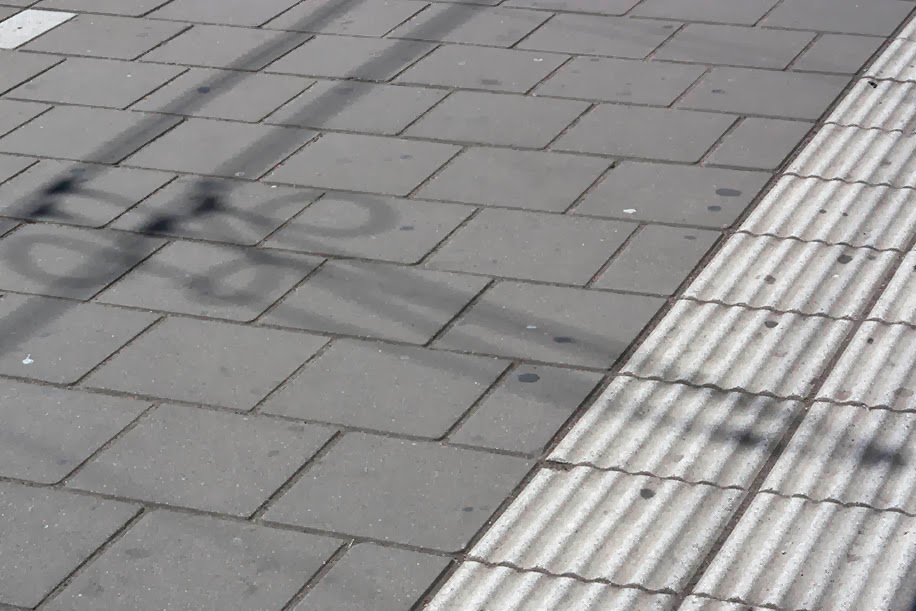 shadows on platform