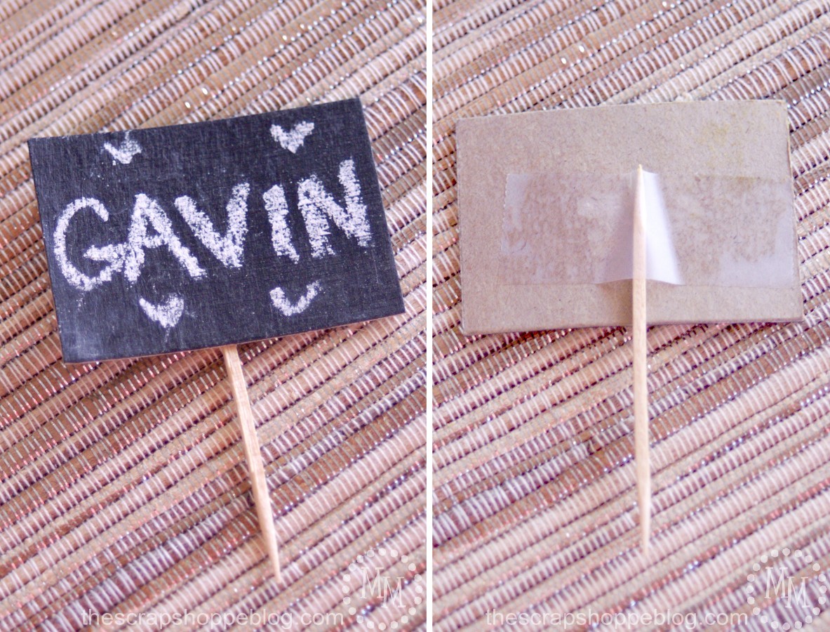 chalkboard place cards