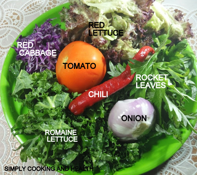 Simply Cooking and Health Leafy salad