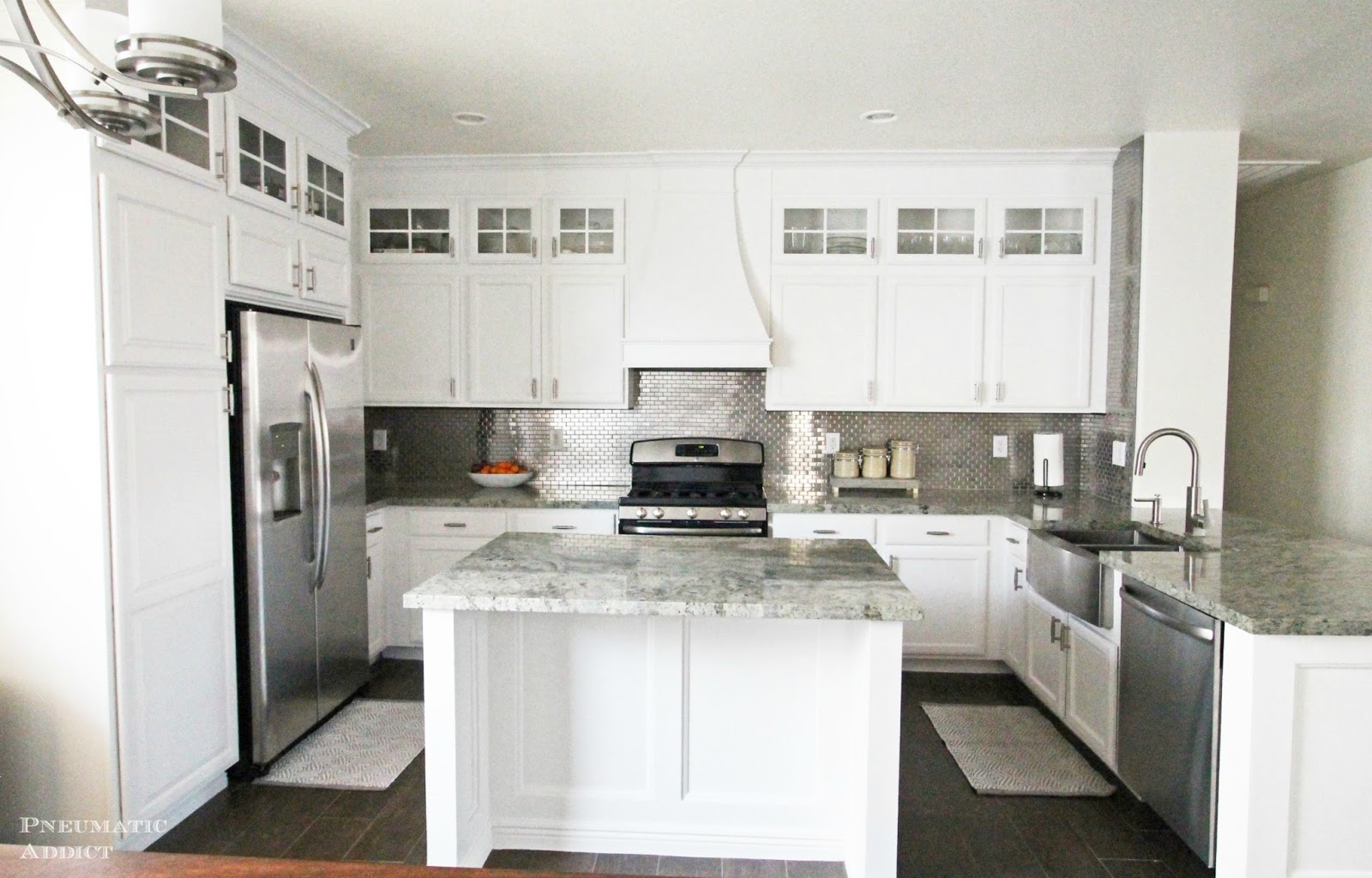 Stacked Cabinet Kitchen Makeover, Can You Stack Kitchen Wall Cabinets