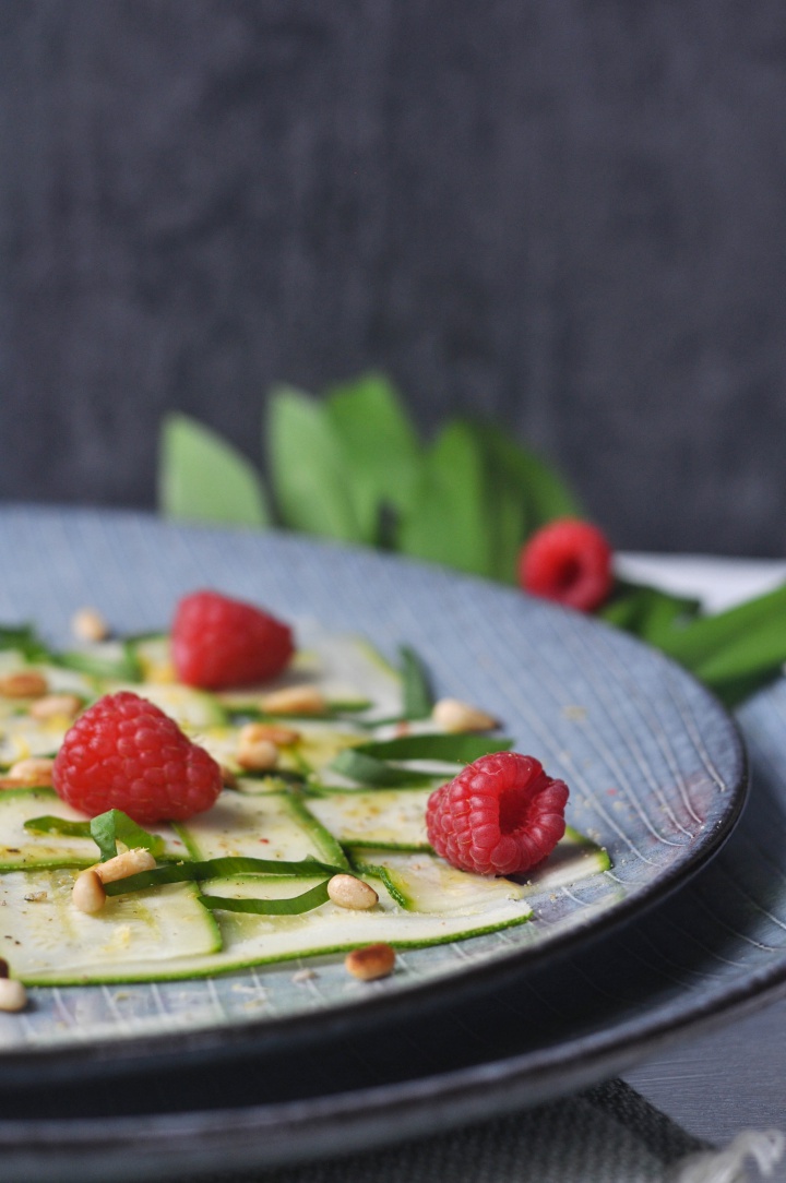 delicious Zucchini-Carpaccio, fast and easy to make and oh-so good