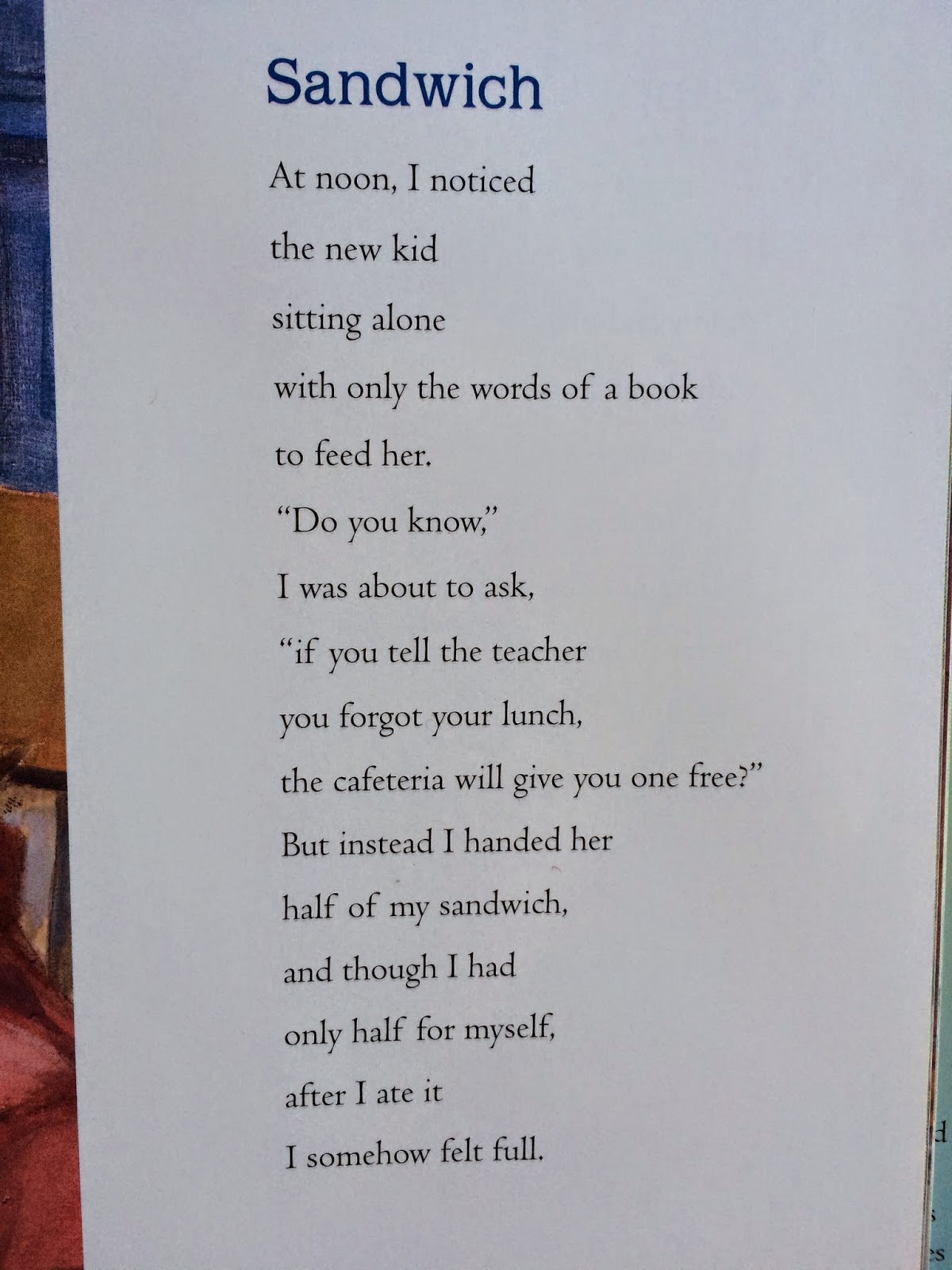 Book Review Lend a Hand Poems About Giving Books That Heal Kids