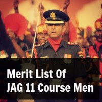 Merit List Of JAG 11 Course Men Oct 2013