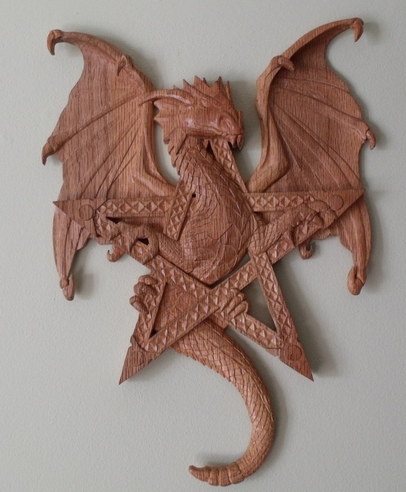 Duanes Carvings Dragons