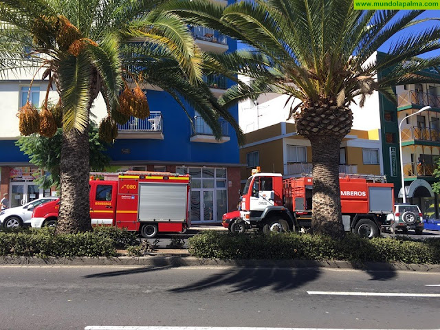 Rescatados ayer dos menores de un incendio en Los Llanos de Aridane