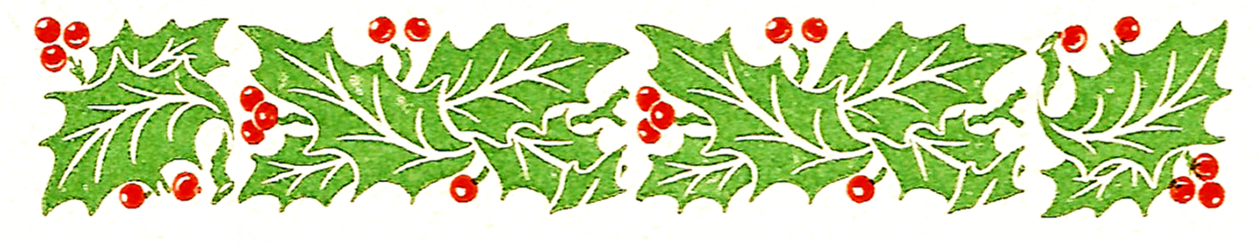 free clipart christmas holly leaves - photo #39