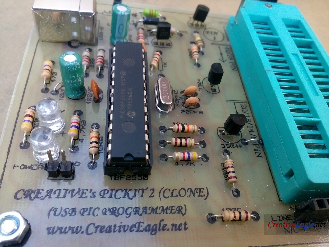 PICKIT 2 PROGRAMMER Rs.1500/- :: CREATIVE PRODUCTS SHOP