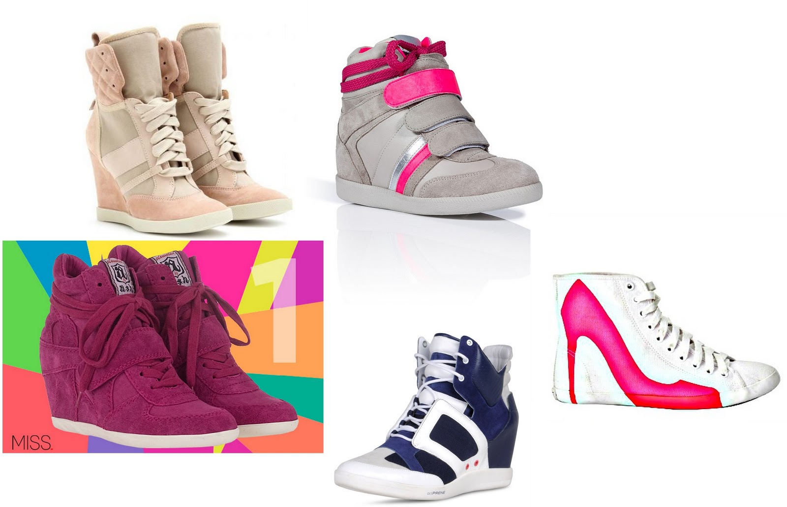 clothes-lovers: Trend Report: Wedge Sneakers