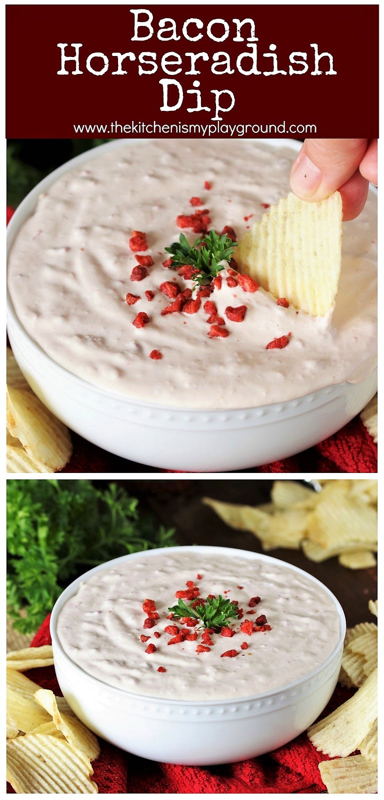 Bacon Horseradish Dip The Kitchen is My Playground