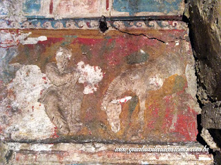 guia De Roma afrescos pomponius hylas mito ocno - O Colombário de Pomponius Hylas