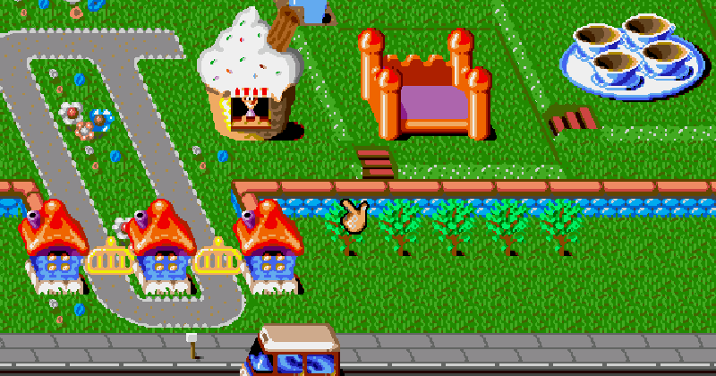 Игра парк сега. Игра про парк на сеге. Игра сега парк аттракционов. Theme Park игра 1994. Theme Park Sega Mega Drive.