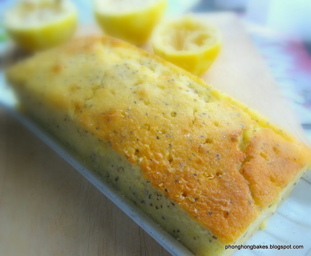 Phong Hong Bakes and Cooks! Lemon Chia Seed Cake