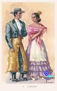 Traje típico de Córdoba - Editorial Artigas 1940 - Diseño: Tuser