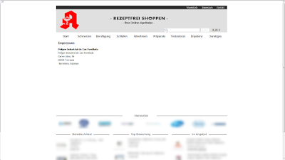 Rezeptfrei Shoppen | Screenshot | Erfahrungen