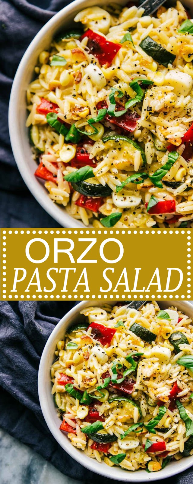 ORZO PASTA SALAD ORZO PASTA SALAD