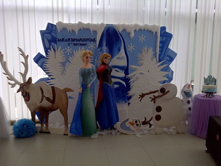 Harun Art Dekorasi  Ulang Tahun  Anak Tema Frozen 